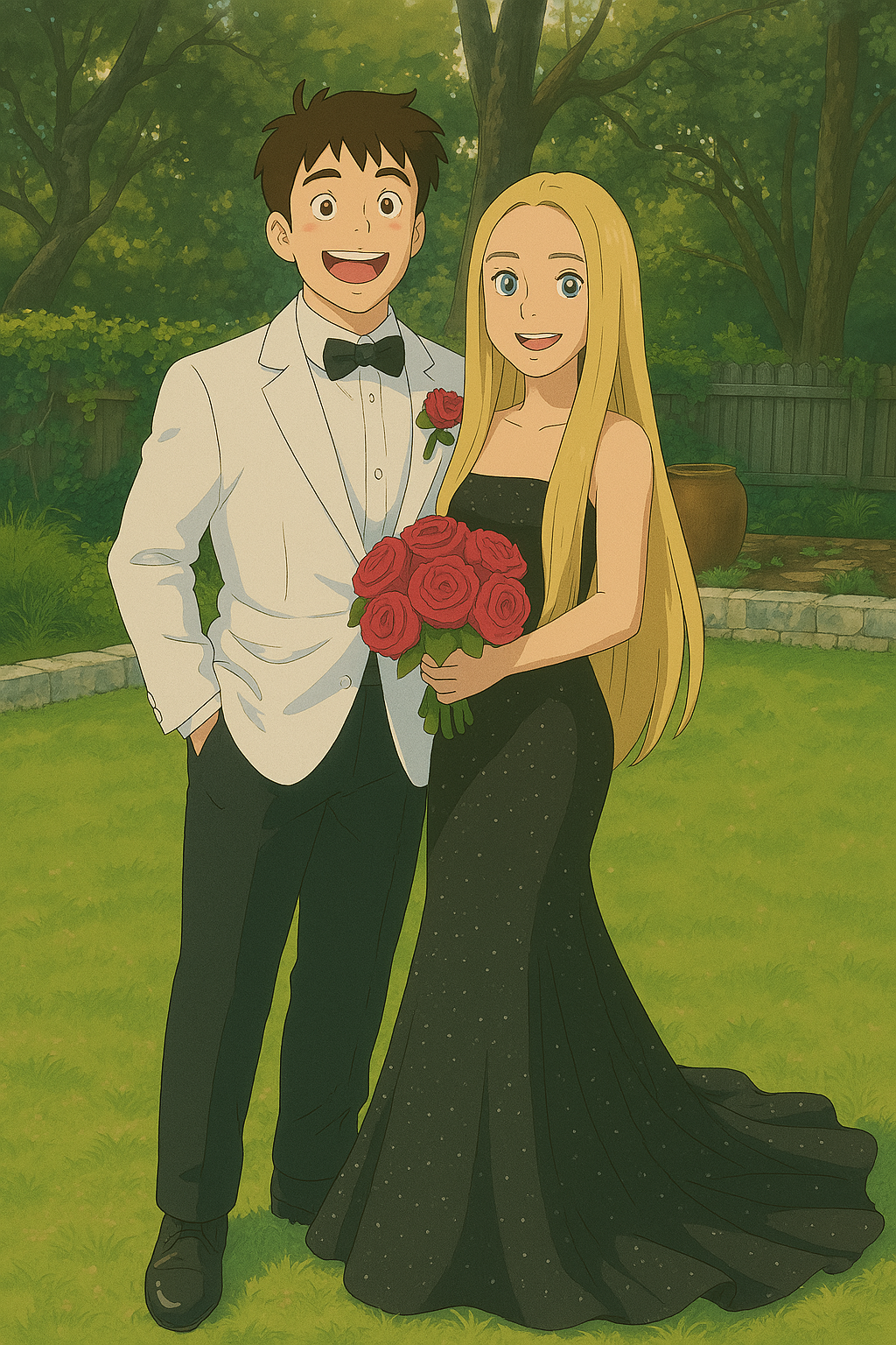Anime transformation example